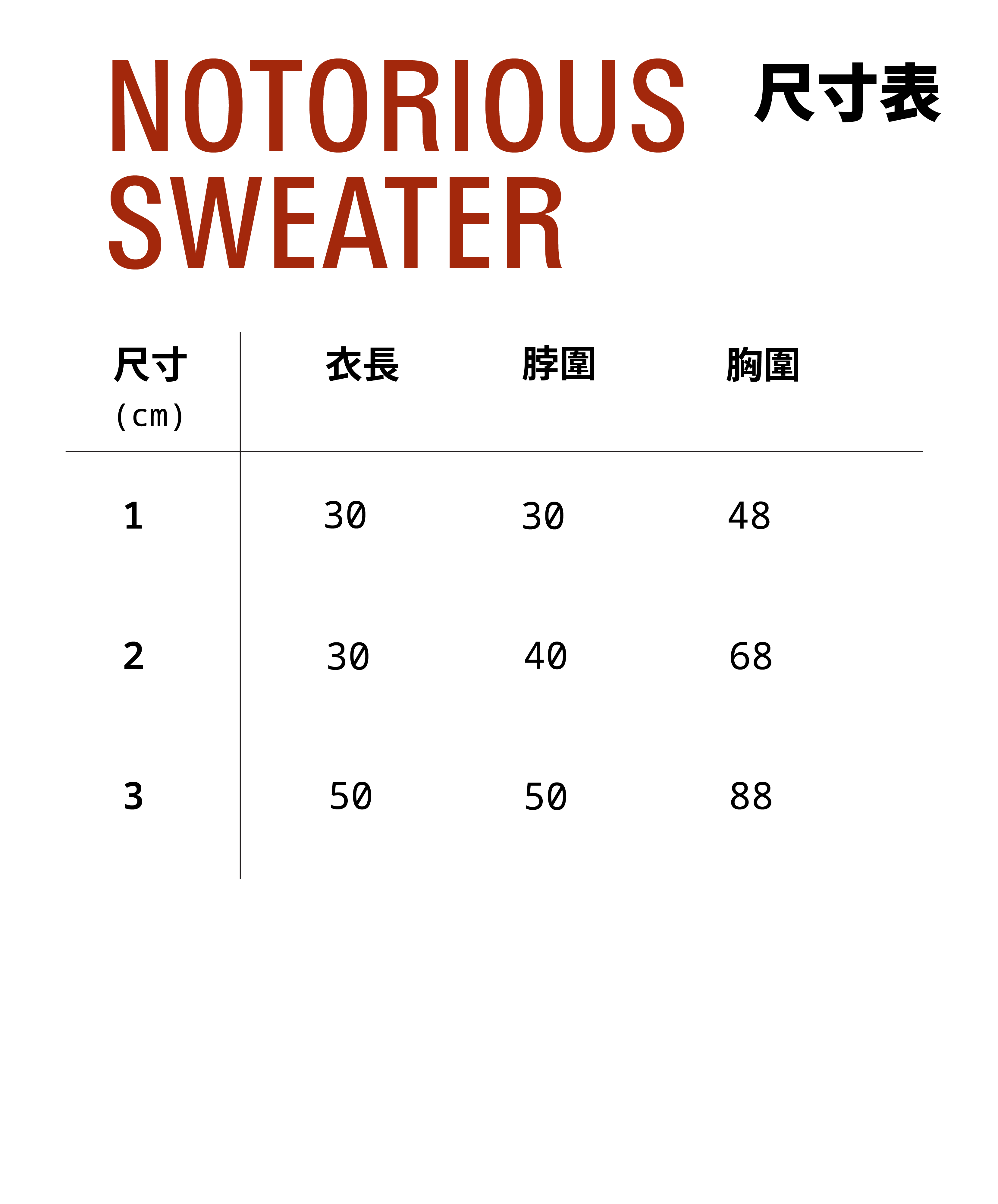 Notorious Sweater 苦瓜紋毛衣