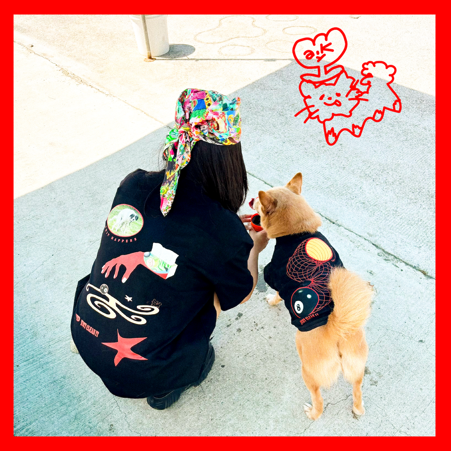 Chipasu x Aqua Kawayiyi 聯名親子短踢（毛孩＋人）